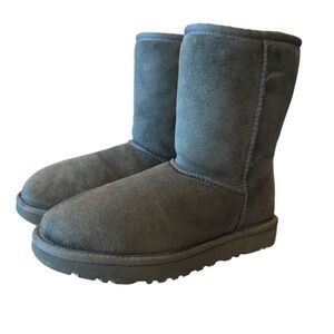 UGG Gray Classic Short Boots